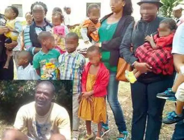 Police Parades Pastor Caught with 12 Stolen Children in Delta